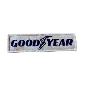 Vintage Goodyear Tires Embroidered Patch Racing Service Uniform Sew On 6x2
